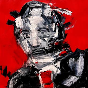 Original Expressionism Pop Culture/Celebrity Paintings by Justin Brennan