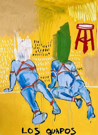 Original Expressionism People Paintings by Justin Brennan