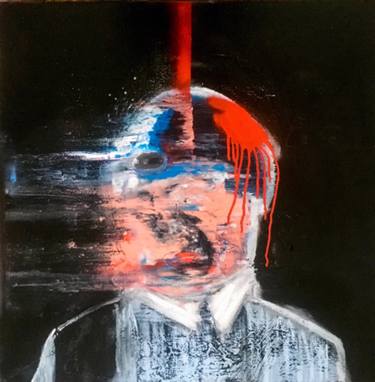 Original Abstract Portrait Paintings by Justin Brennan