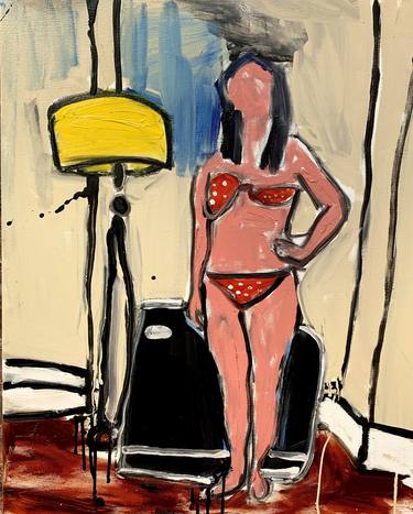 Original Expressionism Women Paintings by Justin Brennan