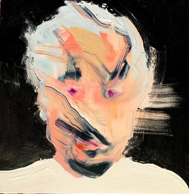 Original Abstract Portrait Paintings by Justin Brennan