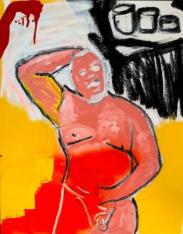Original Abstract Nude Paintings by Justin Brennan