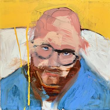 Original Abstract Portrait Paintings by Justin Brennan