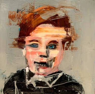 Original Expressionism Portrait Paintings by Justin Brennan