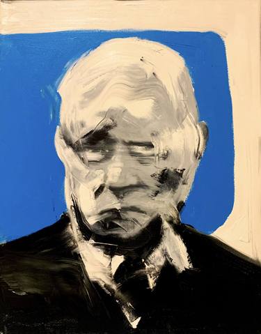 Original Abstract Portrait Paintings by Justin Brennan