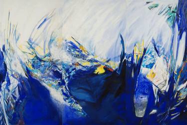Print of Abstract Expressionism Seascape Paintings by Suzana Stojadinovic