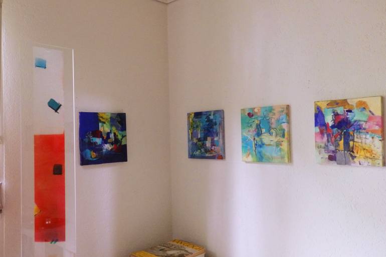 Original Abstract Expressionism Abstract Painting by Suzana Stojadinovic