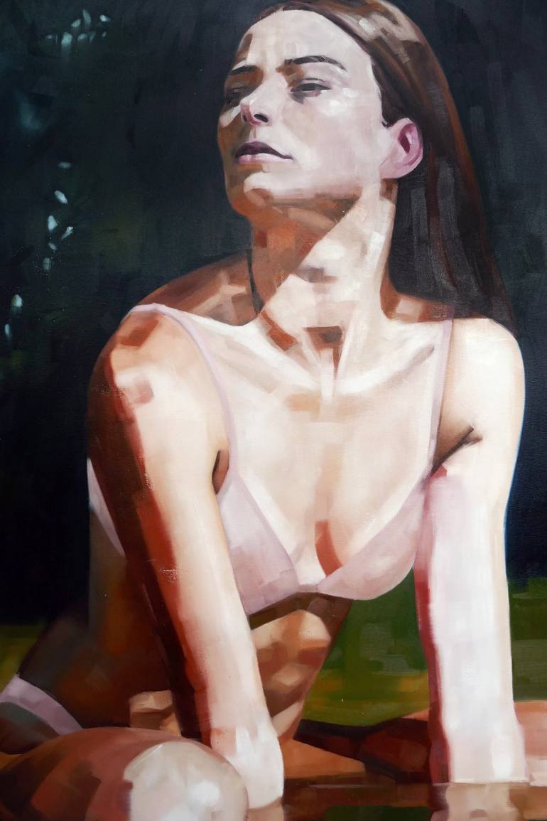 Original Contemporary Women Painting by Daniel Wimmer