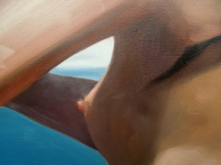 Original Expressionism Nude Painting by Daniel Wimmer