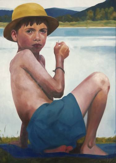 Print of Figurative Children Paintings by Daniel Wimmer
