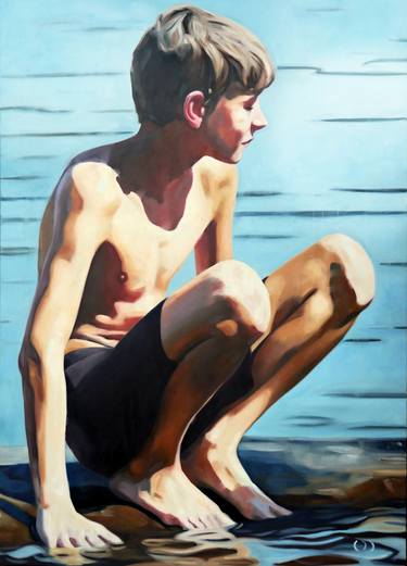 Print of Figurative Children Paintings by Daniel Wimmer