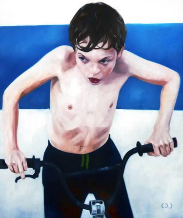 Original Expressionism Children Paintings by Daniel Wimmer