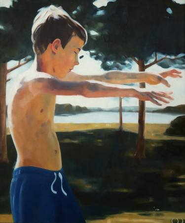 Print of Surrealism Children Paintings by Daniel Wimmer