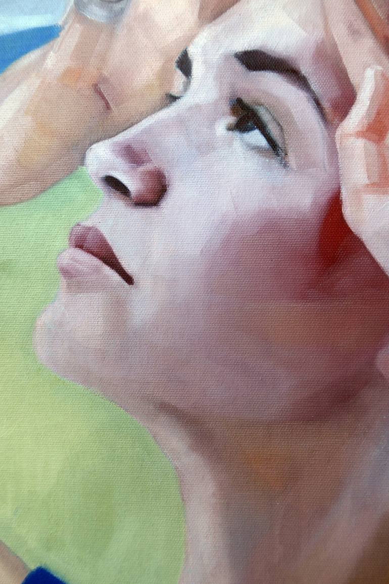 Original Figurative Women Painting by Daniel Wimmer