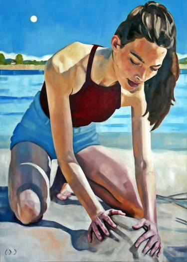 Print of Figurative Women Paintings by Daniel Wimmer