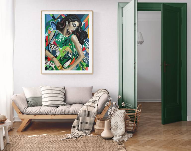 Original Abstract Expressionism Abstract Painting by Monika Drzewicz
