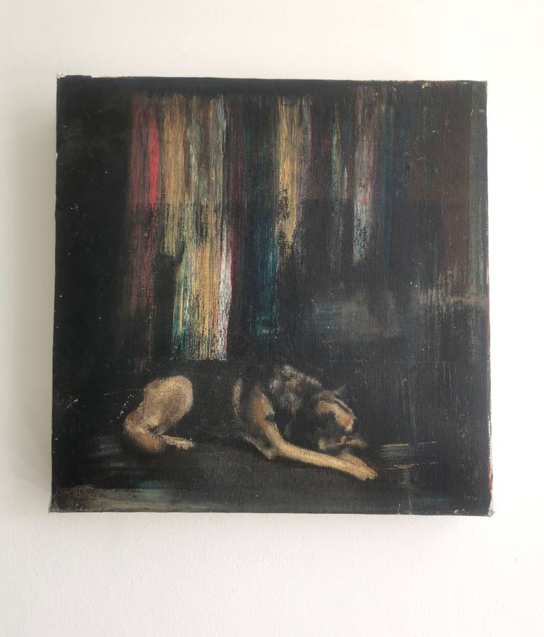 Original Conceptual Animal Painting by Claire Moore