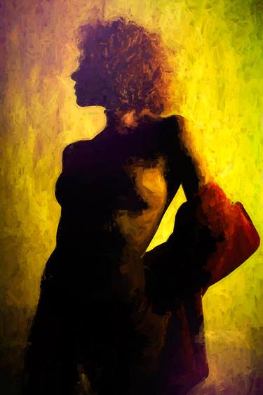 Print of Abstract Expressionism Nude Mixed Media by David Naman