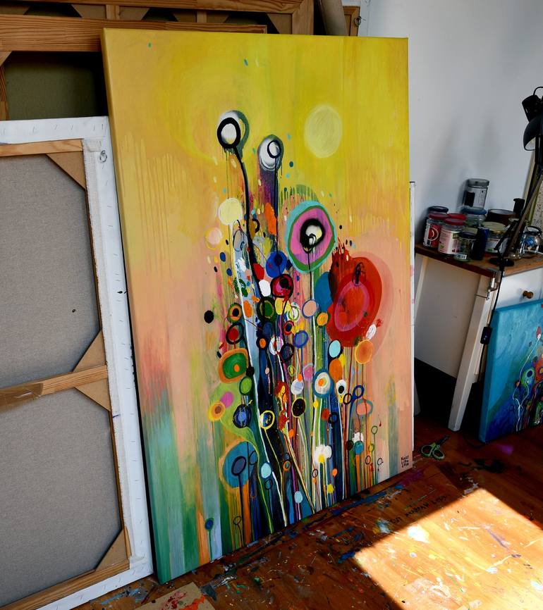 Original Abstract Painting by Lilla Kuizs