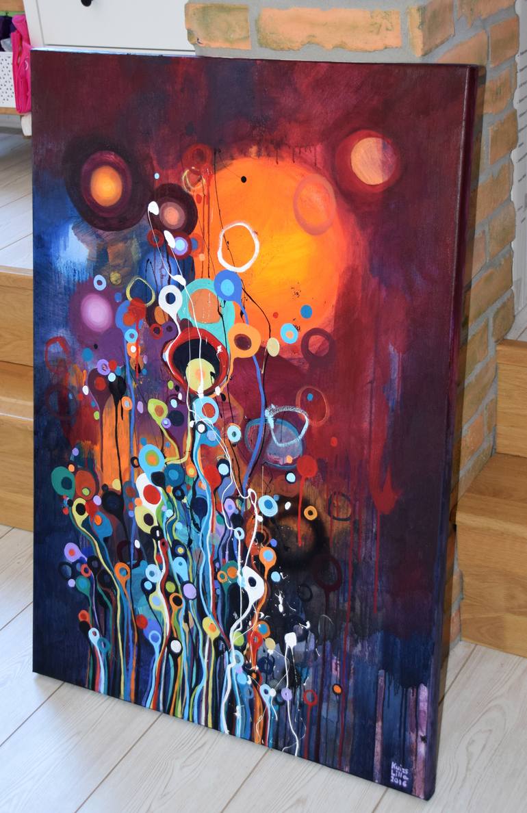 Original Abstract Painting by Lilla Kuizs