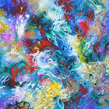 Original Abstract Painting by Tay Dall
