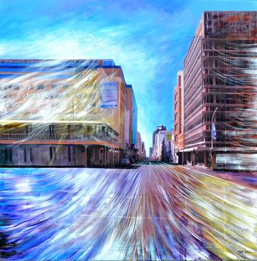 Print of Abstract Expressionism Cities Paintings by Tay Dall