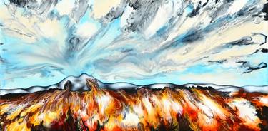 Original Abstract Landscape Paintings by Tay Dall