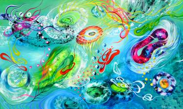 Original Abstract Paintings by Tay Dall