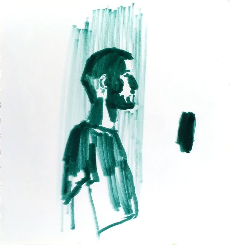 Original Figurative Landscape Drawing by Juan Carlos Rosa Casasola