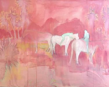 Original Contemporary Horse Paintings by Heike Allerton-Davies