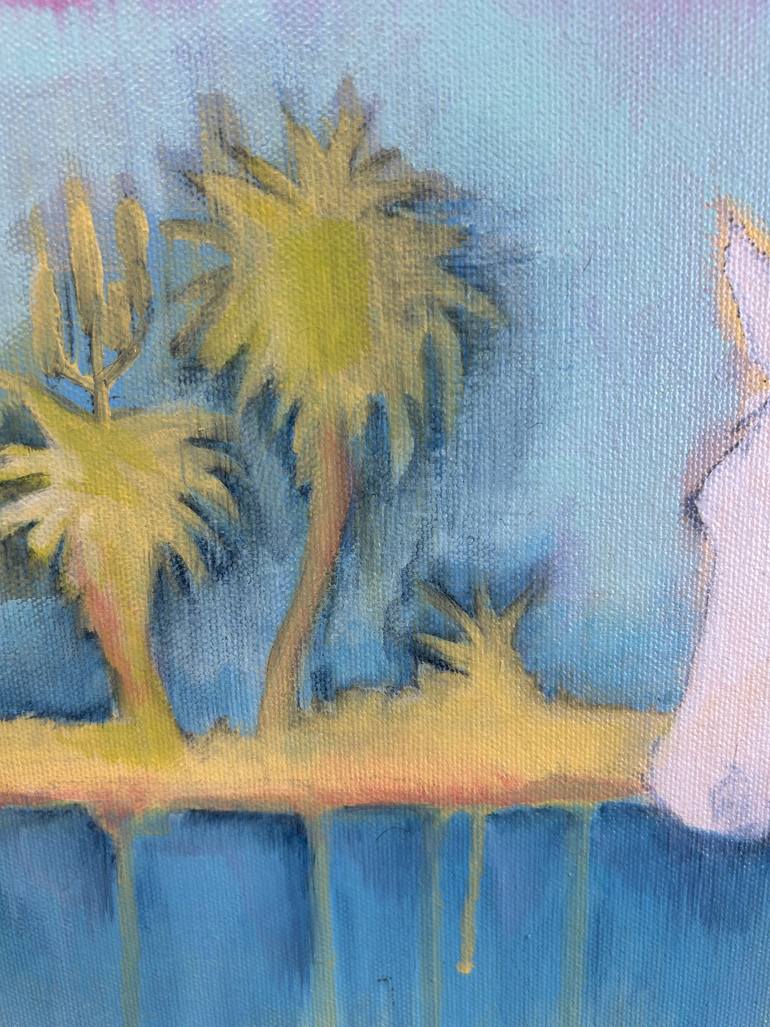 Original Color Field Painting Animal Painting by Heike Allerton-Davies
