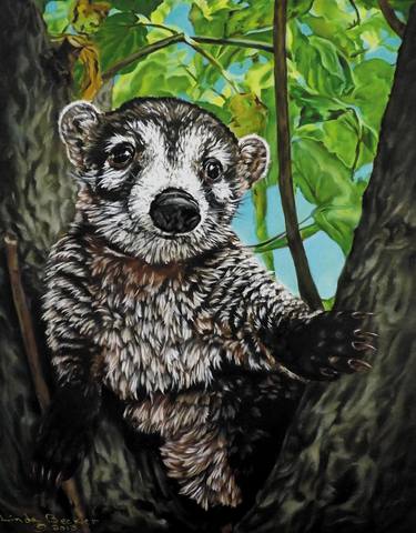 Original Animal Painting by Linda Becker