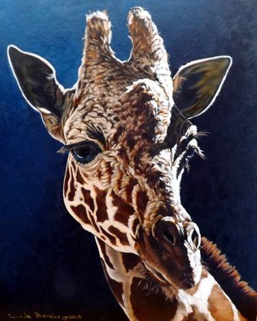 Original Animal Painting by Linda Becker