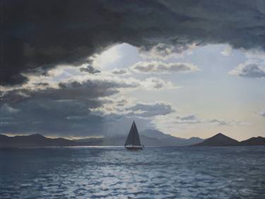 Original Realism Boat Paintings by Emily Baker