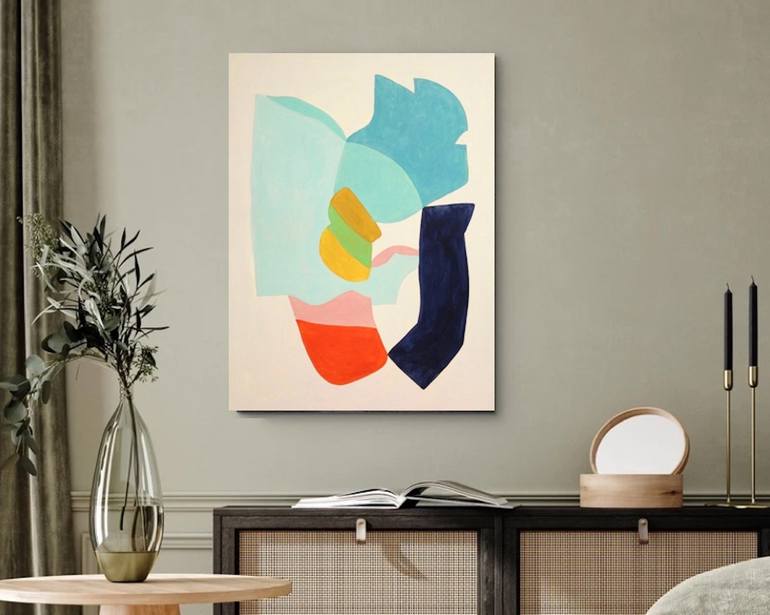 Original Geometric Painting by Naoko Paluszak