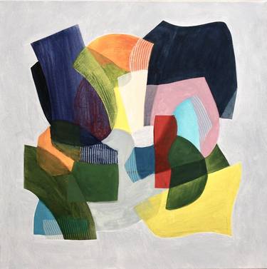 Original Abstract Geometric Paintings by Naoko Paluszak