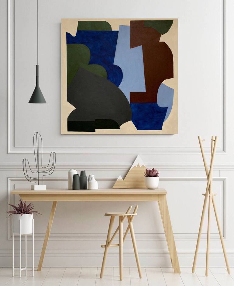 Original Geometric Painting by Naoko Paluszak