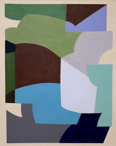 Original Color Field Painting Abstract Painting by Naoko Paluszak