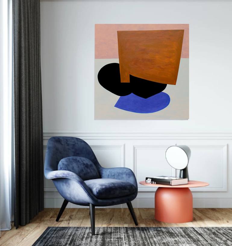 Original Color Field Painting Abstract Painting by Naoko Paluszak