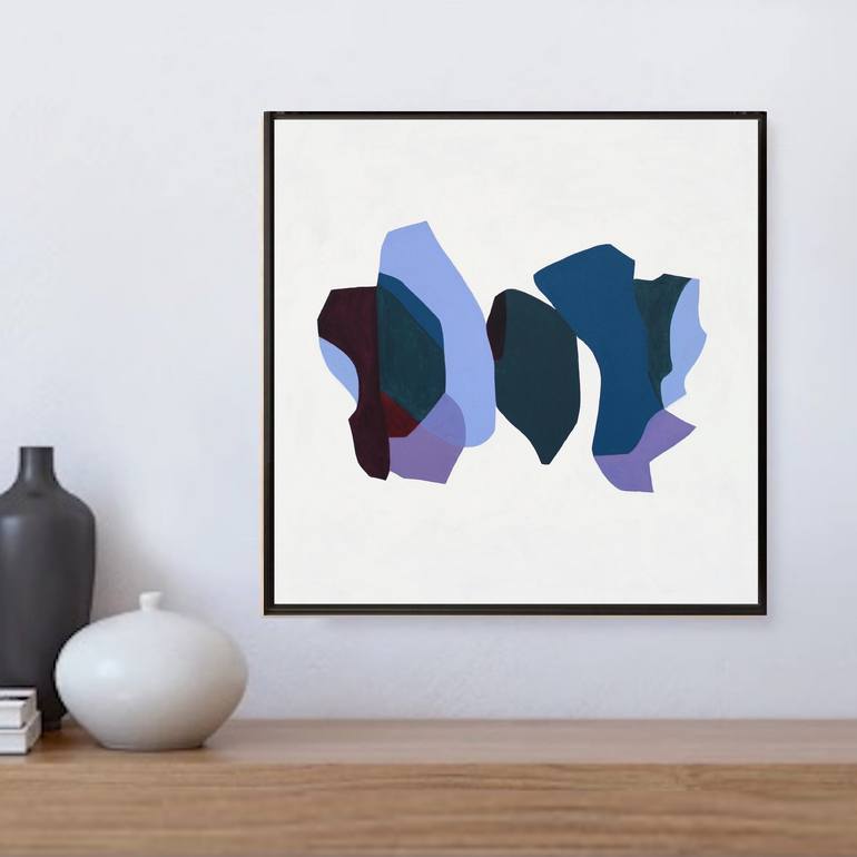 Original Color Field Painting Abstract Painting by Naoko Paluszak