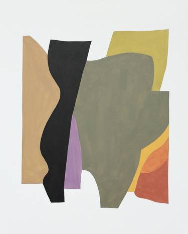 Original Geometric Abstract Painting by Naoko Paluszak