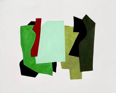 Original Color Field Painting Abstract Painting by Naoko Paluszak