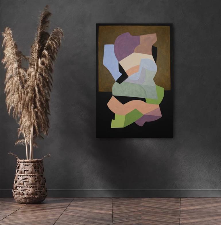 Original Color Field Painting Abstract Painting by Naoko Paluszak