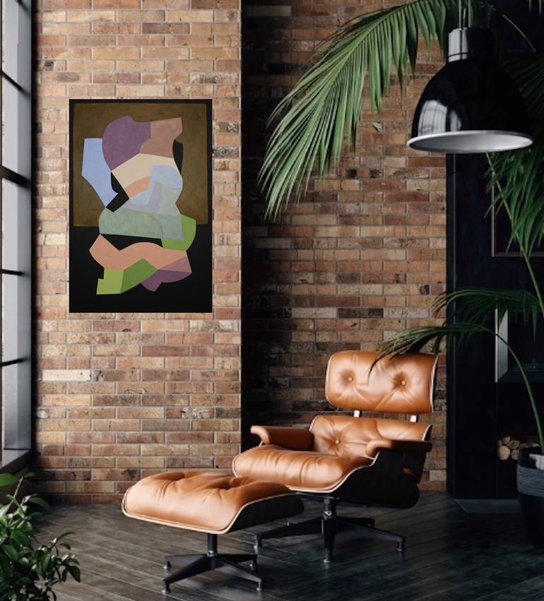 Original Color Field Painting Abstract Painting by Naoko Paluszak