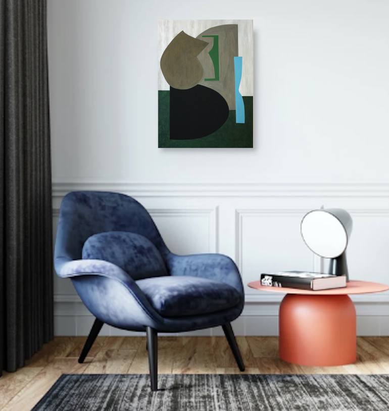 Original Color Field Painting Abstract Painting by Naoko Paluszak
