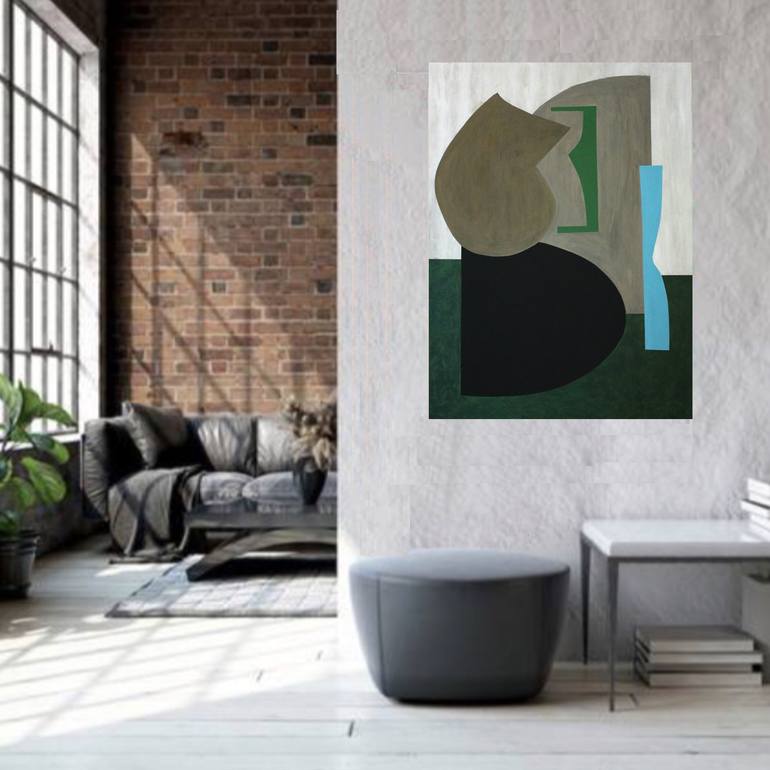 Original Color Field Painting Abstract Painting by Naoko Paluszak