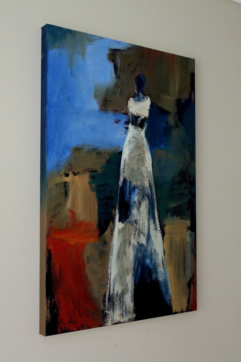 Original Abstract Expressionism People Painting by Naoko Paluszak