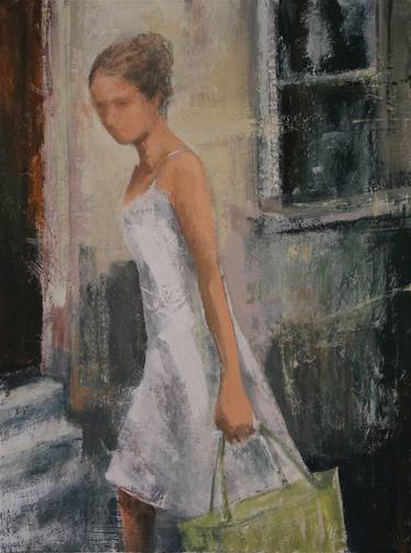 The Girl in the White Dress (SOLD) thumb