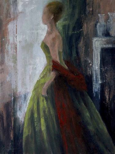 Green Dress and Red Shawl thumb