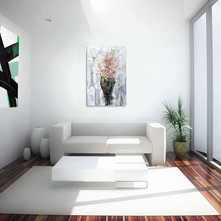 Original Expressionism Floral Painting by Naoko Paluszak